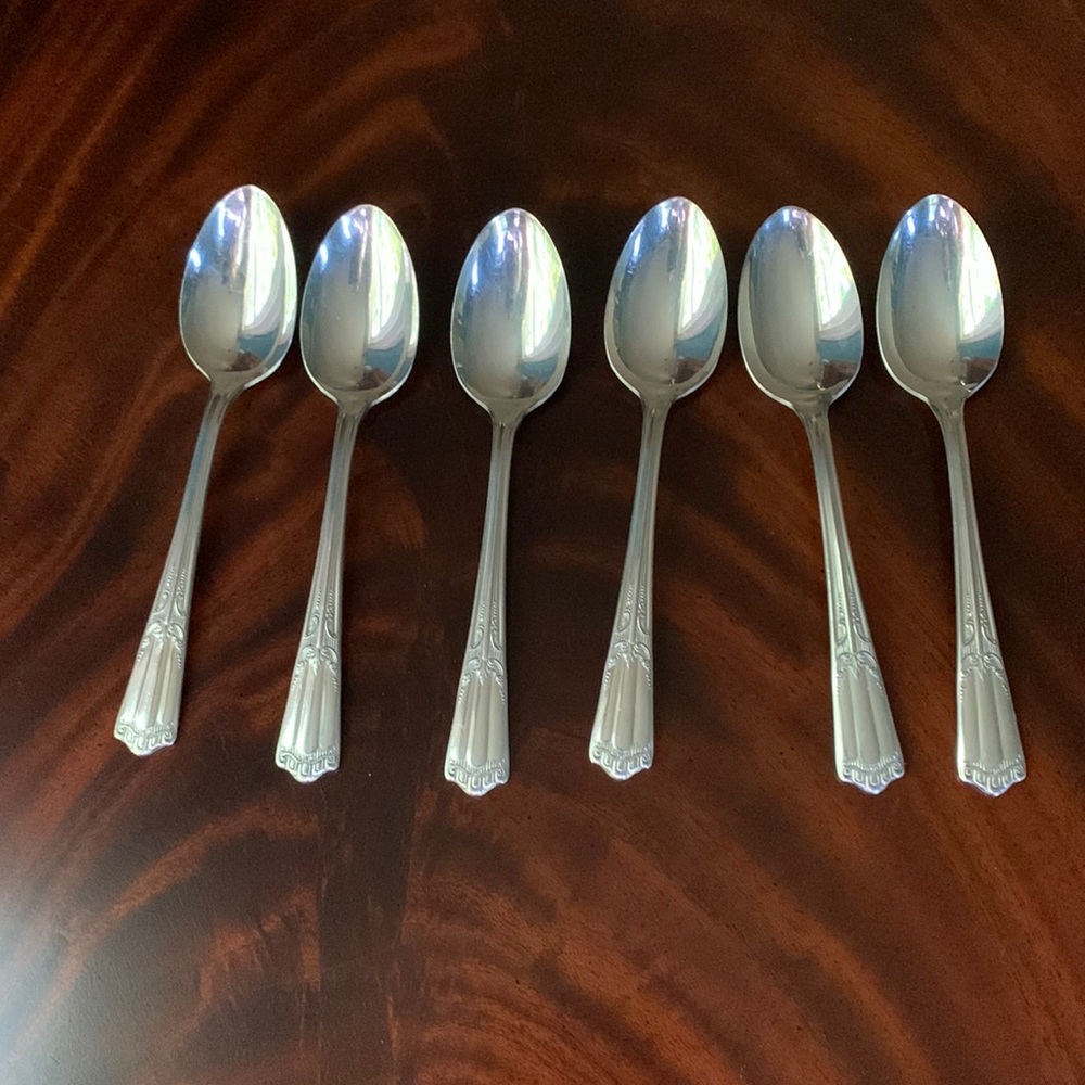 Deerfield Silverplate  Flatware Dinnerware 6 pcs